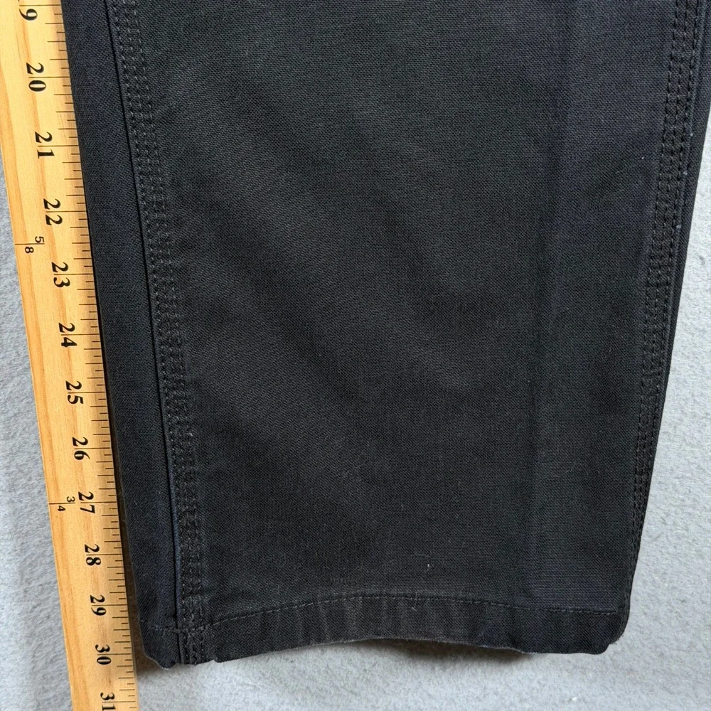 Brahma Mens Carpenter Pants 34x30 Black Soot Utility Workwear Straight Leg